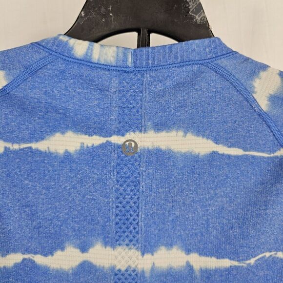 Lululemon Swiftly Tech Short Sleeve Crew Pipe Dream Blue Women's Size 6 - Picture 9 of 9
